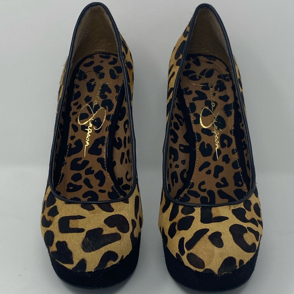 NWOT Jessica Simpson Cheetah pumps